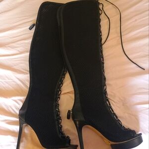 Black boot heels